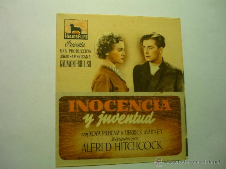 Cine: programa doble inocencia y juventud .-alfred hitchcock - Foto 1