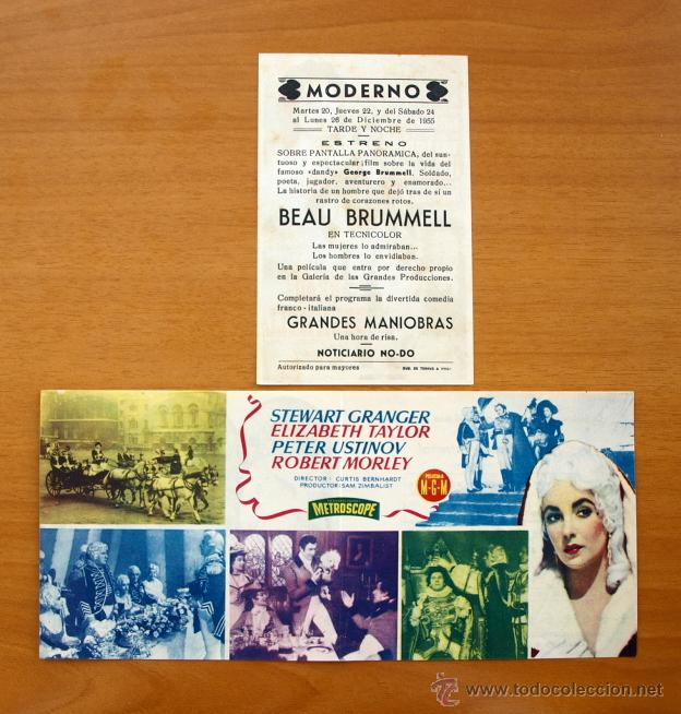 Cine: Beau Brummell - 2 programas diferentes - Con publicidad - Foto 2