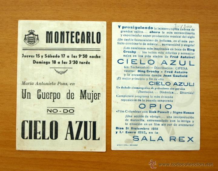 Cine: Cielo azul - 2 programas diferentes - Con publicidad - Foto 2