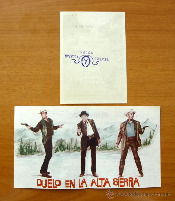 Cine: Duelo en la alta sierra - 2 programas diferentes - Con publicidad - Foto 2