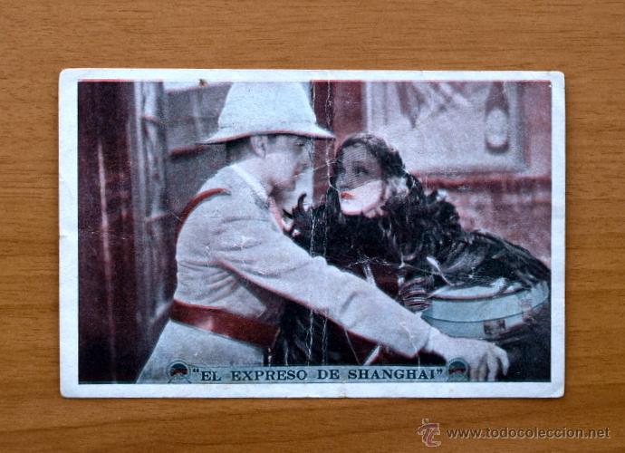 Cine: El expreso de Shanghai - Marlene Dietrich - Publicidad Cinema Ideal Park