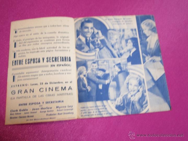 Cine: ENTRE ESPOSA Y SECRETARIA PROGRAMA DE CINE DOBLE C2 34 - Foto 2