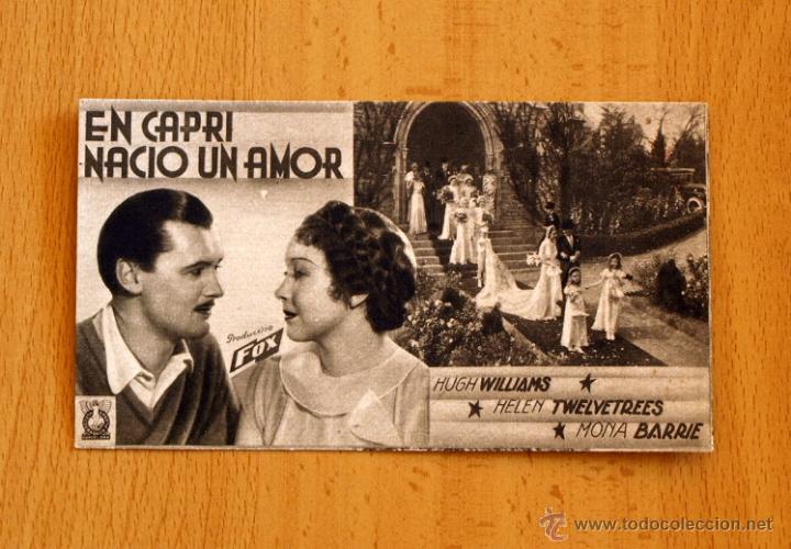 Cine: En Capri naci&oacute; el amor - Hugh Williams, Helen Twelvetrees - Foto 1