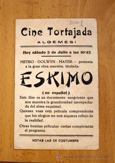 Cine: ESKIMO - Con publicidad Cine Tortajada - Algemesi - Foto 2