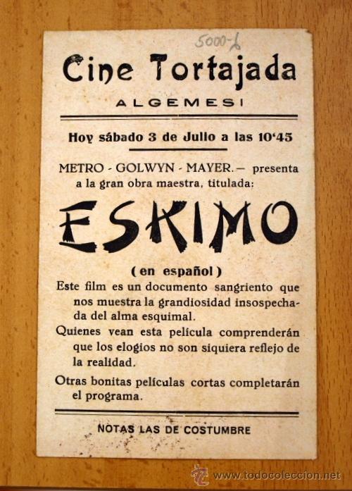 Cine: ESKIMO - Con publicidad Cine Tortajada - Algemesi - Foto 2