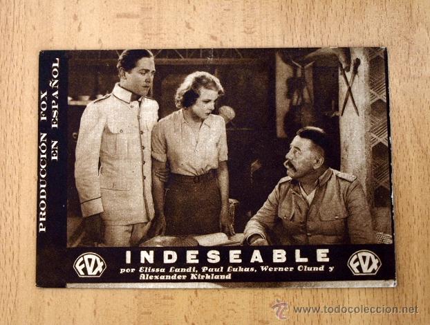 Kino: Indeseable - Elissa Landi, Paul Lukas