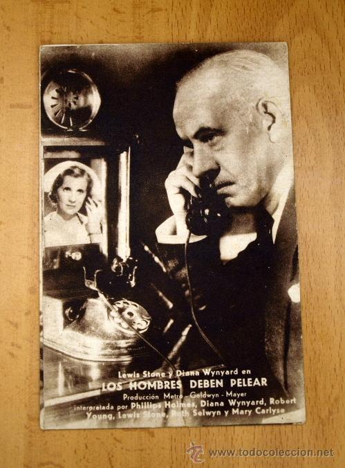 Cine: Los hombres deben pelear - Lewis Stone, Diana Wynyard