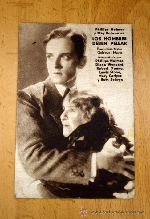 Cine: Los hombres deben pelear - Lewis Stone, Diana Wynyard