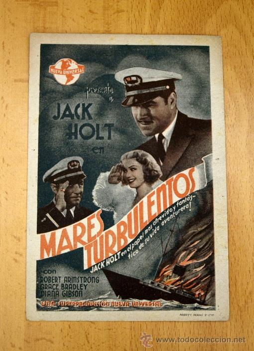 Cine: Mares turbulentos - Jack Holt - Con publicidad - Barcelona