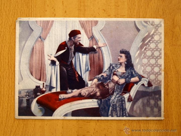  Flyers Publicitaires de films Anciens: Simbad el marino - Douglas Fairbanks, Maureen O'hara - Tarjeta Postal