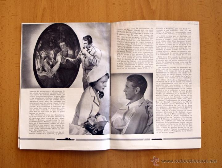 Cine: Puente de mando - Gary Cooper - un programa, dos postales, mas una guia - Foto 8