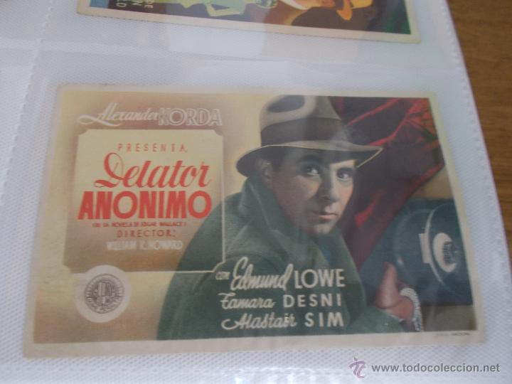 Cine: DELATOR ANONIMO. SENCILLO SIN PUBLICIDAD . - Foto 1