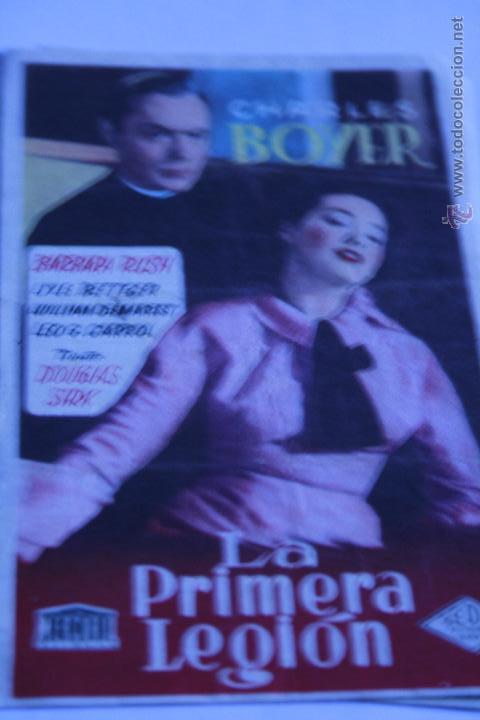 Cine: PROGRAMA DE CINE LA PRIMERA LEGION CHARLES BOYER  CINE PICAROL BADALONA