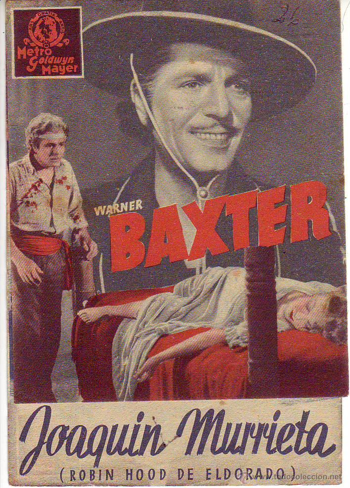 Cine: joaquin murrieta c/p - Foto 1