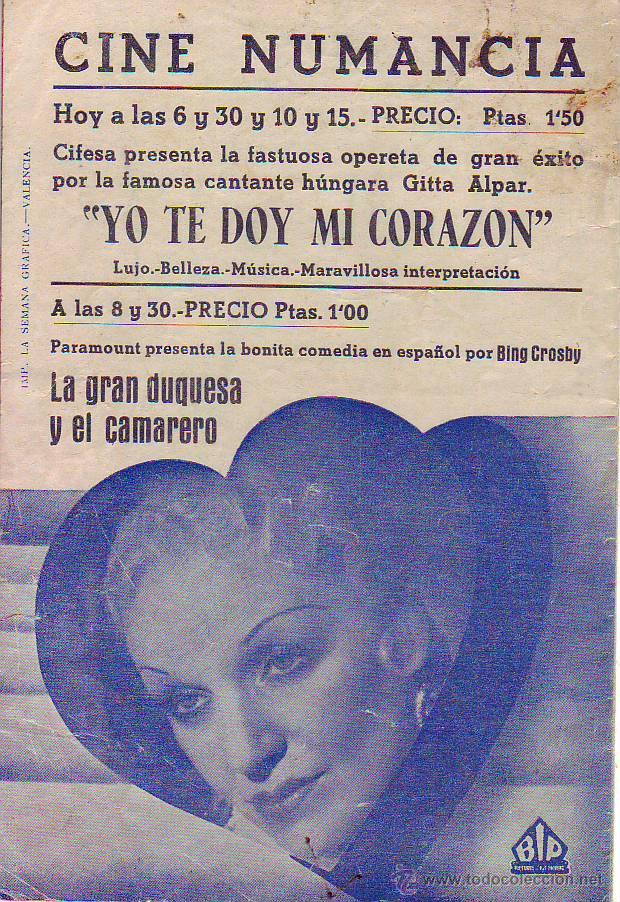 Cine: yo te doy mi corazon c/p - Foto 2