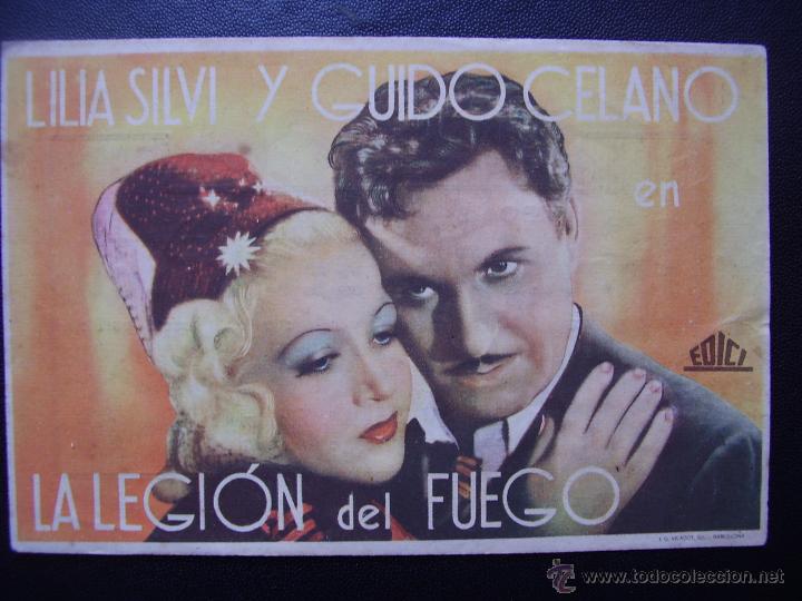 Cine: LA LEGION DE FUEGO, LILIA SILVI, CINE OLIMPIA