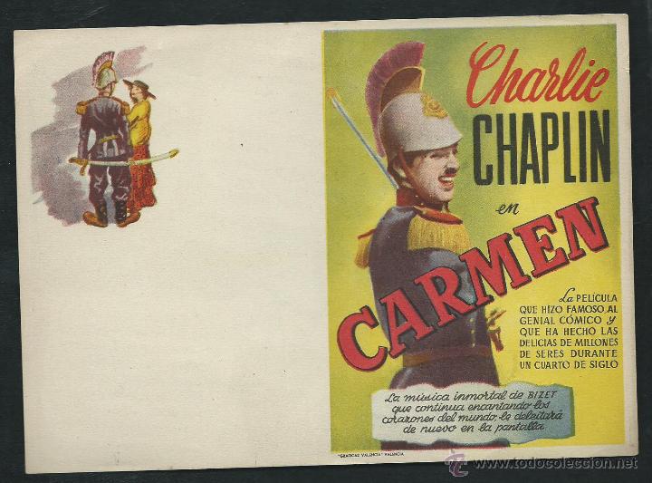 Cine: Charlie Chaplin en Carmen