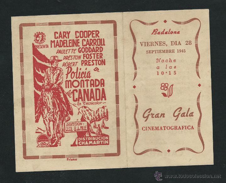 Cine: Policia Montada del Canada. GAry Cooper. - Foto 1