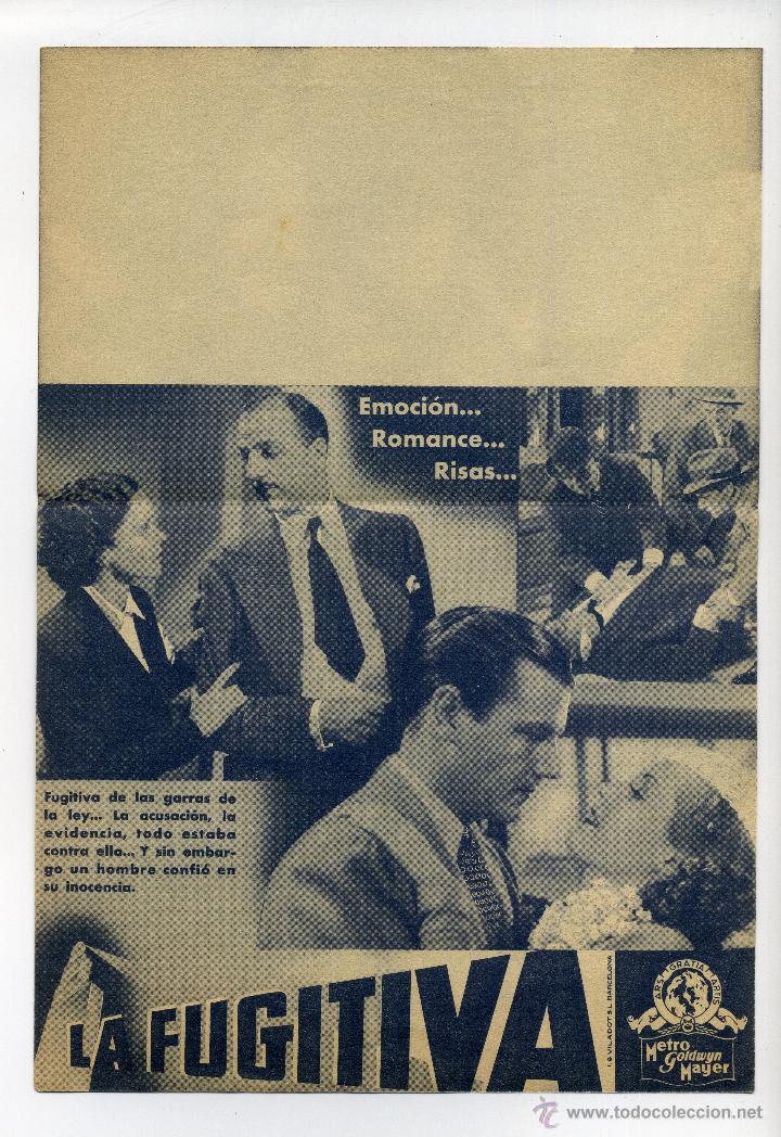 Cine: LA FUGITIVA, con Joel McCrea. - Foto 1