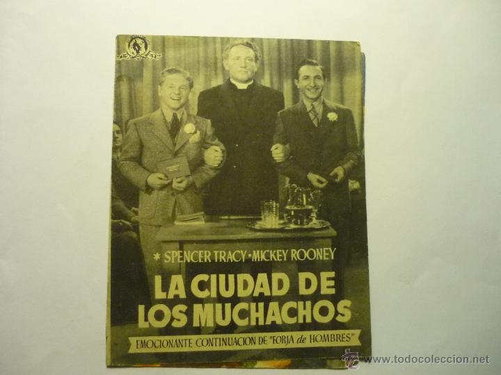 Cine: programa la ciudad de los muchachos .- spencer tracy .- cine liceo malgrat - Foto 1