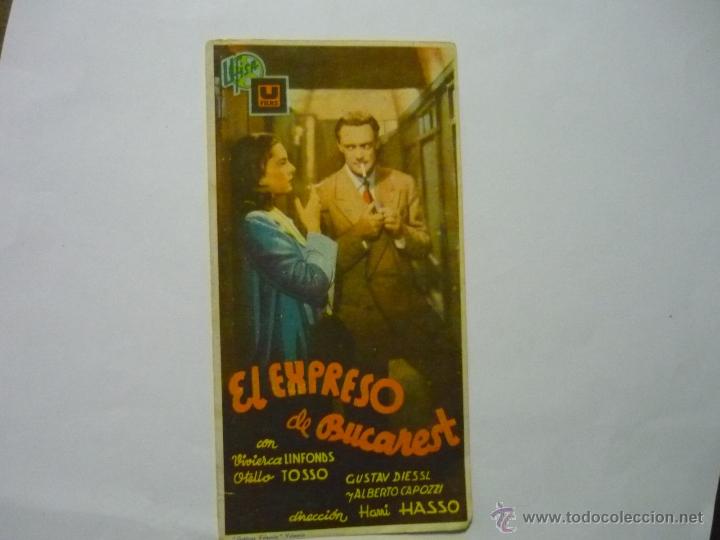 Cine: PROGRAMA EL EXPRESO DE BUCAREST - VIVIERCA LINFONDS
