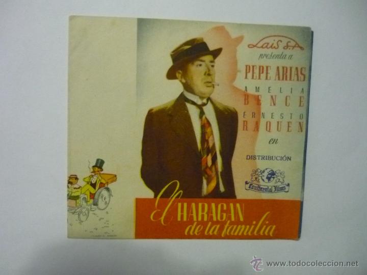 Cine: PROGRAMA DOBLE EL HARAGAN DE LA FAMILIA .- PEPE ARIAS - Foto 1