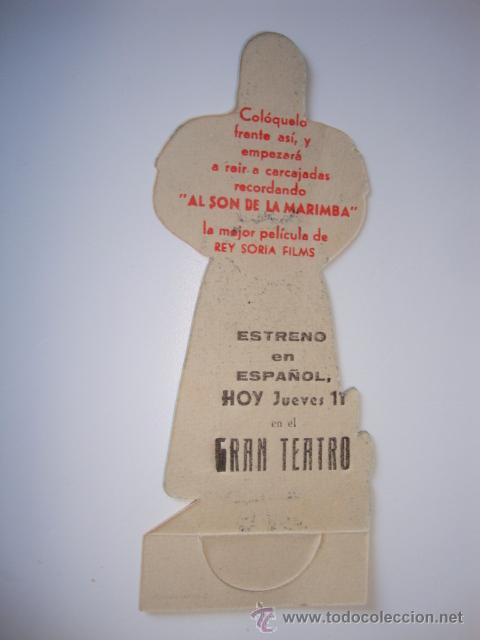 Cine: ANTIGUO PROGRAMA TROQUELADO AL SON DE LA MARIMBA IMPECABLE - Foto 2