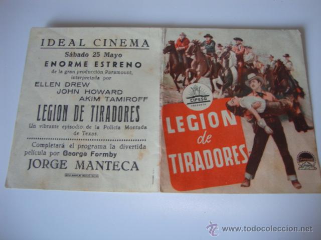 Cine: ANTIGUO FOLLETO CINE PELICULA - Foto 1