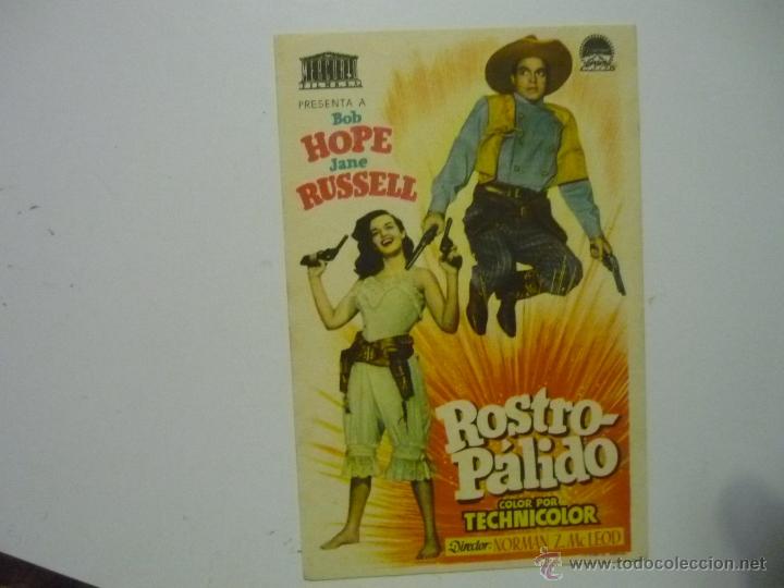 Cine: PROGRAMA ROSTRO PALIDO.-BOB HOPE - Foto 1