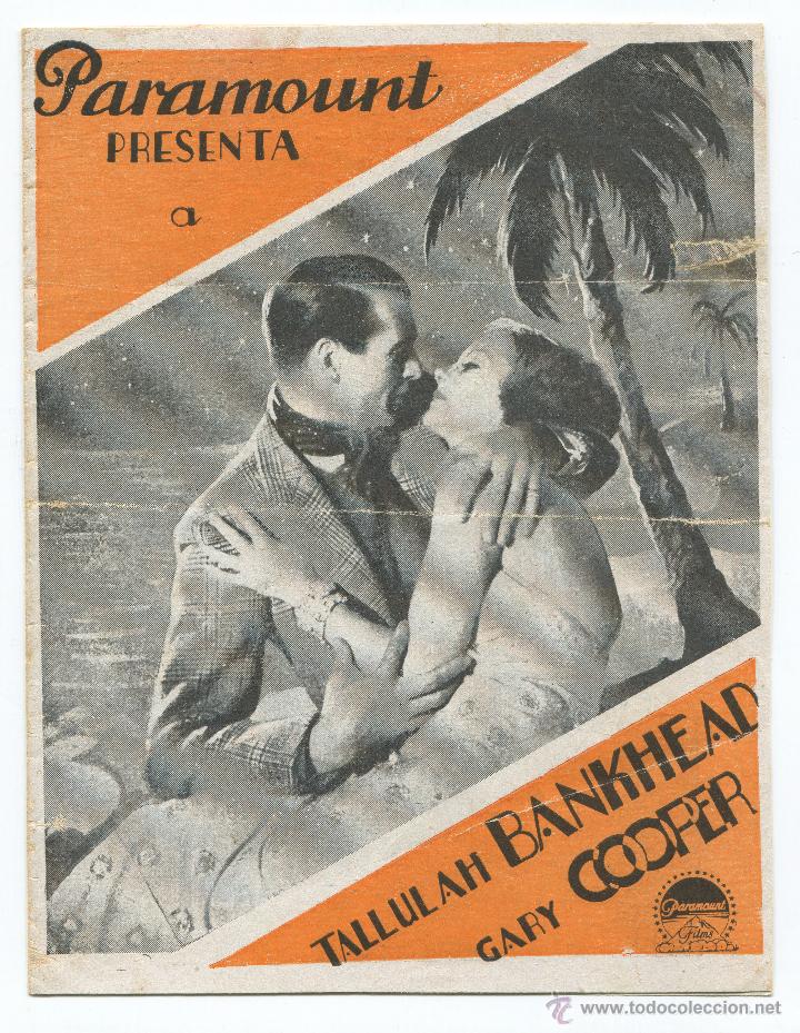 Cine: PROGRAMA ENTRE LA ESPADA Y LA PARED , GARY COOPER , DOBLE - Foto 1