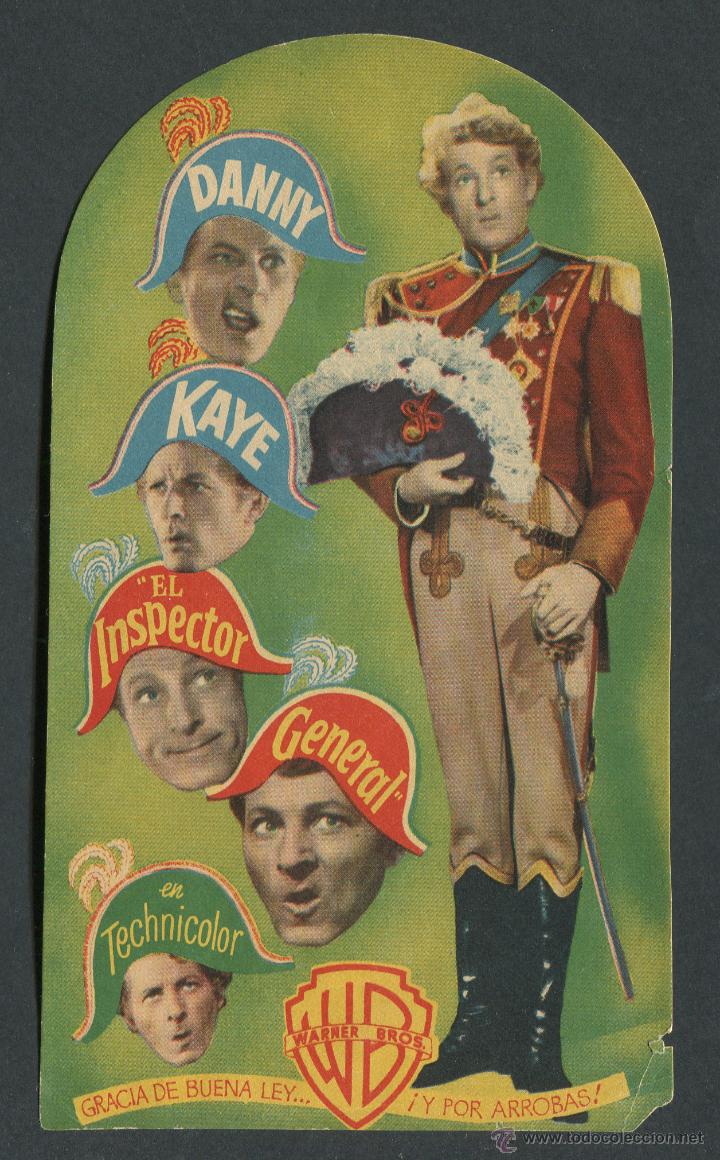 Cine: El inspector general - Danny Kaye, Barbara Bates - Programa troquelado - Foto 1