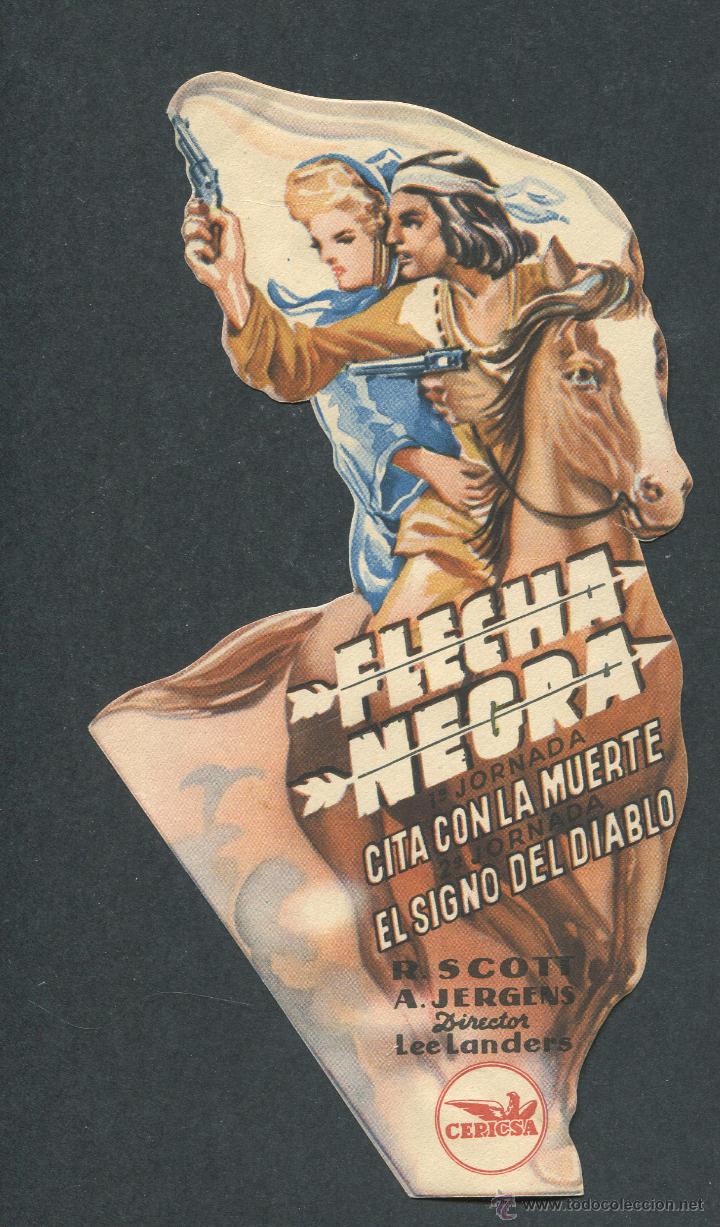 Cine: Flecha negra. Sencillo troquelado de Cepicsa - Foto 1