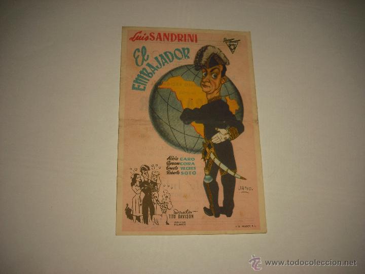 Cine: EL EMBAJADOR . LUIS SANDRINI - Foto 1