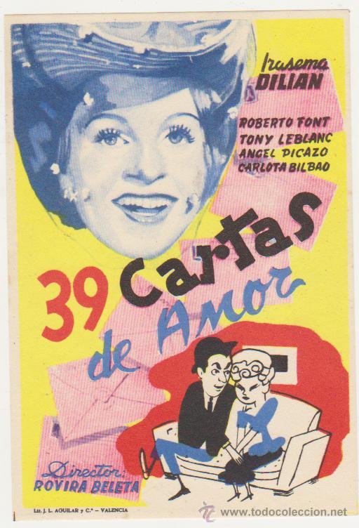 Cine: 39 Cartas de Amor. Programa sencillo.  &iexcl;IMPECABLE! - Foto 1