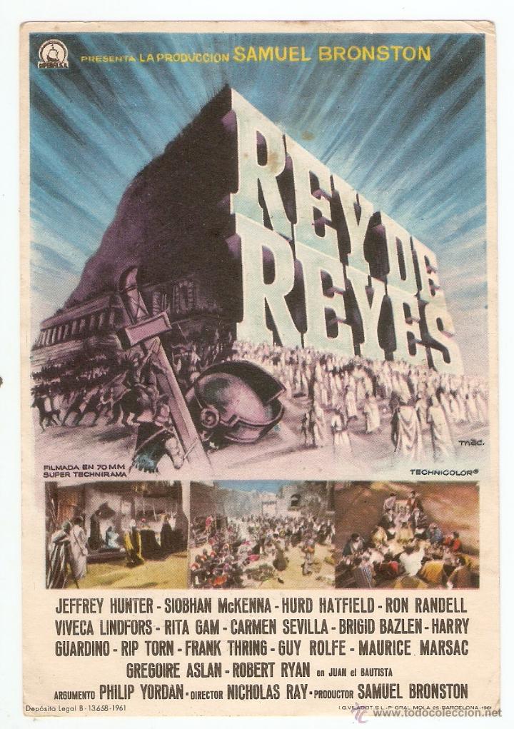 Kino: REY DE REYES - JEFFREY HUNTER, SIOBHAN MCKENNA, HURD HATFIELD - MAC - CINE KURSAAL