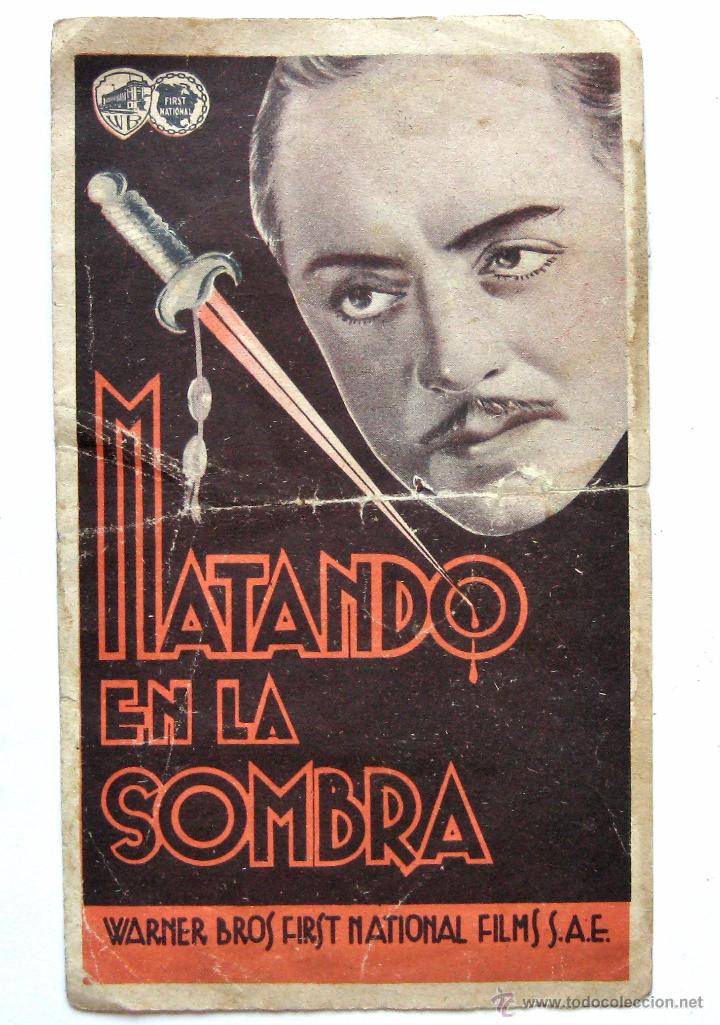 Cine: PROGRAMA DOBLE *MATANDO EN LA SOMBRA* WILLIAM POWELL MARY ASTOR. TEATRO CIRCULO - Foto 1
