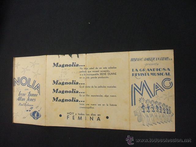 Cine: PROGRAMA DOBLE - MAGNOLIA - IRENE DUNNE - ALLAN JONES - - Foto 3