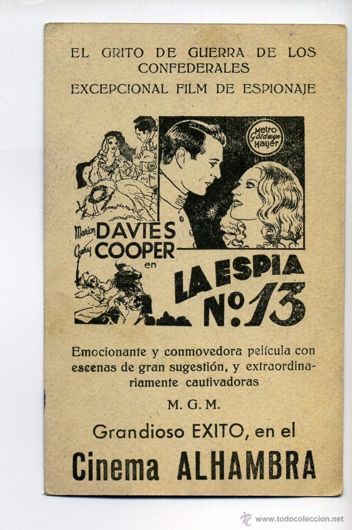 Cine: LA ESP&Iacute;A N&ordm; 13, con Gary Cooper. - Foto 2