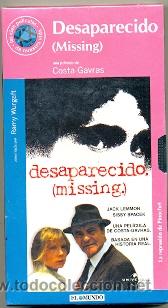 Cine: 19-1vhs17. Pel&iacute;cula VHS. Desparecido (Missing) - Foto 1