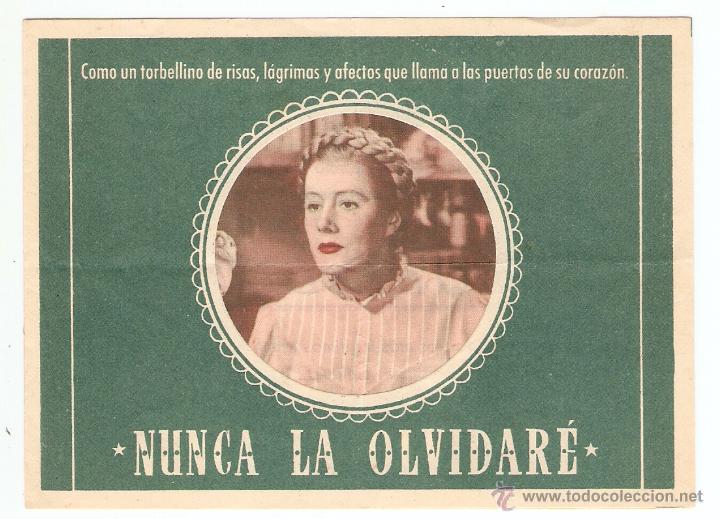 Kino: NUNCA LA OLVIDAR&Eacute; - IRENE DUNNE, BARBARA BEL GEDDES, OSCAR HOMOLKA - GEORGE STEVENS - CINE COLISEUM