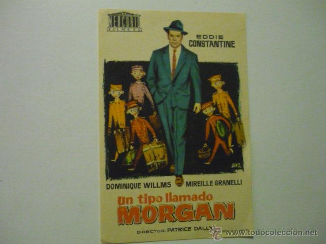 Cine: programa un tipo llamado morgan -eddie constantine-publicidad - Foto 1