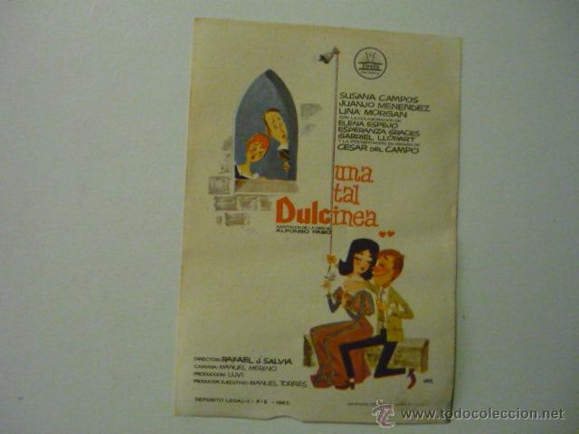 Cine: PROGRAMA UNA TAL DULCINEA .--LINA MORGAN - Foto 1