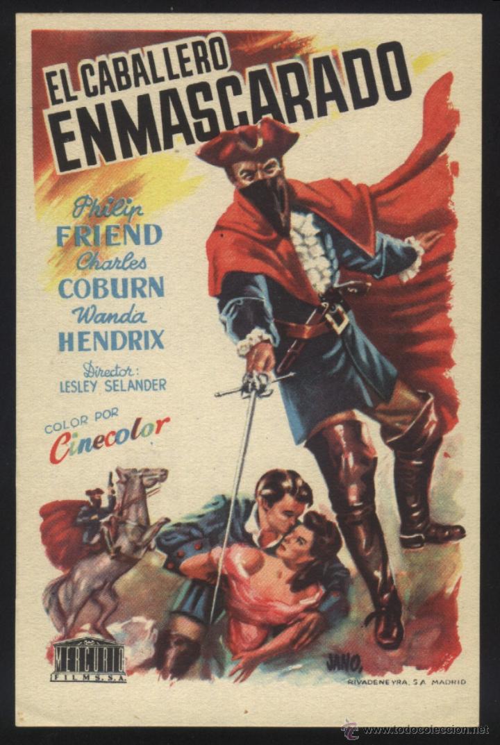Kino: Q-03799- EL CABALLERO ENMASCARADO (The Highwayman) Philip Friend - Wanda Hendrix - Charles Coburn