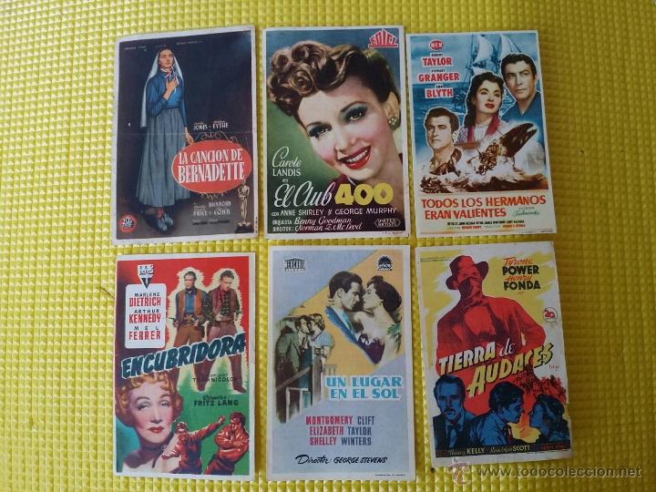 Cine: COMPRA MINIMA 10  EUROS: 6 PROGRAMAS (LA CANCION DE BERNARDAETTE Y 5 M&Aacute;S) - Foto 1
