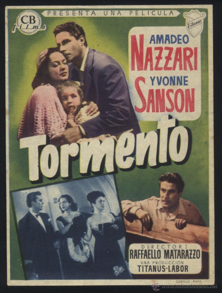 Cine: Q-05651- TORMENTO (Amedeo Nazzari - Yvonne Sanson - Annibale Betrone - Mario Ferrari)