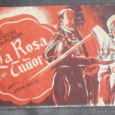 Cine: LA ROSA DE LOS TUDOR,FOLLETO DE MANO,(11075),CONSERVACION,VER FOTOS. Lote 51508658
