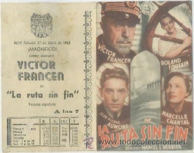 Cine: PROGRAMA DOBLE DE CINE: LA RUTA SIN FIN PC-3143 - Foto 1