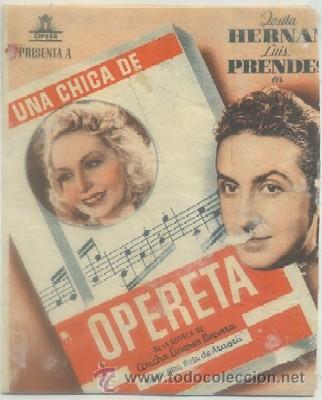 Cine: PROGRAMA DOBLE DE CINE: UNA CHICA DE OPERETA PC-3146 - Foto 1