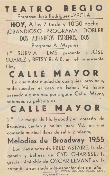 Cine: Melod&iacute;as de Broadway 1955. Sencillo de Filmax. &iexcl;IMPECABLE! - Foto 2