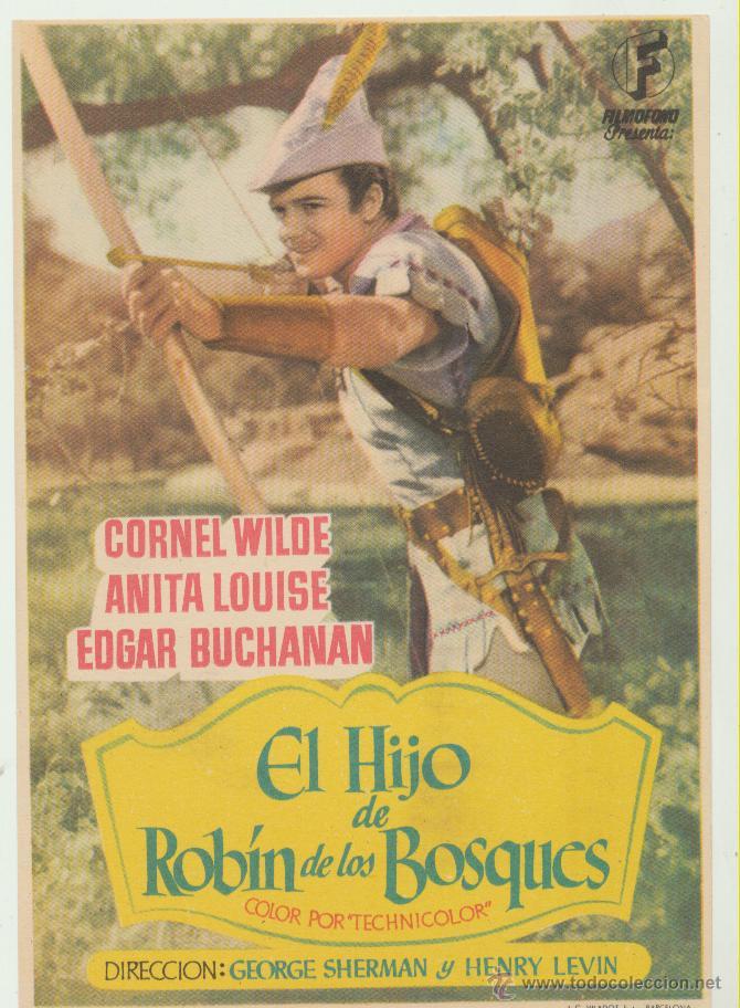 Kino: El Hijo de Robin de los Bosques. Sencillo de Film&oacute;fono.